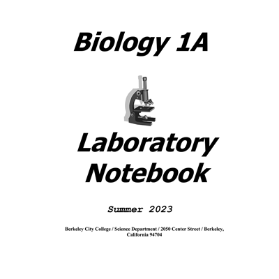 Biology 1A - BCC - Summer 2023