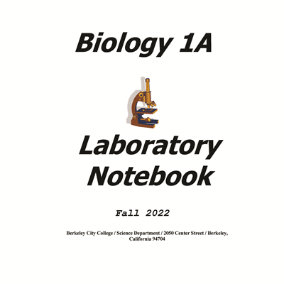 Biology 1A - BCC - Fall 2022