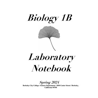 Biology 1B - BCC - Spring 2024